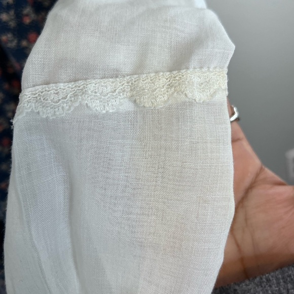 Gunne Sax Vintage 1970's Cottagecore Puff Sleeve Floral Sz 9 Midi Dress - Picture 9 of 16